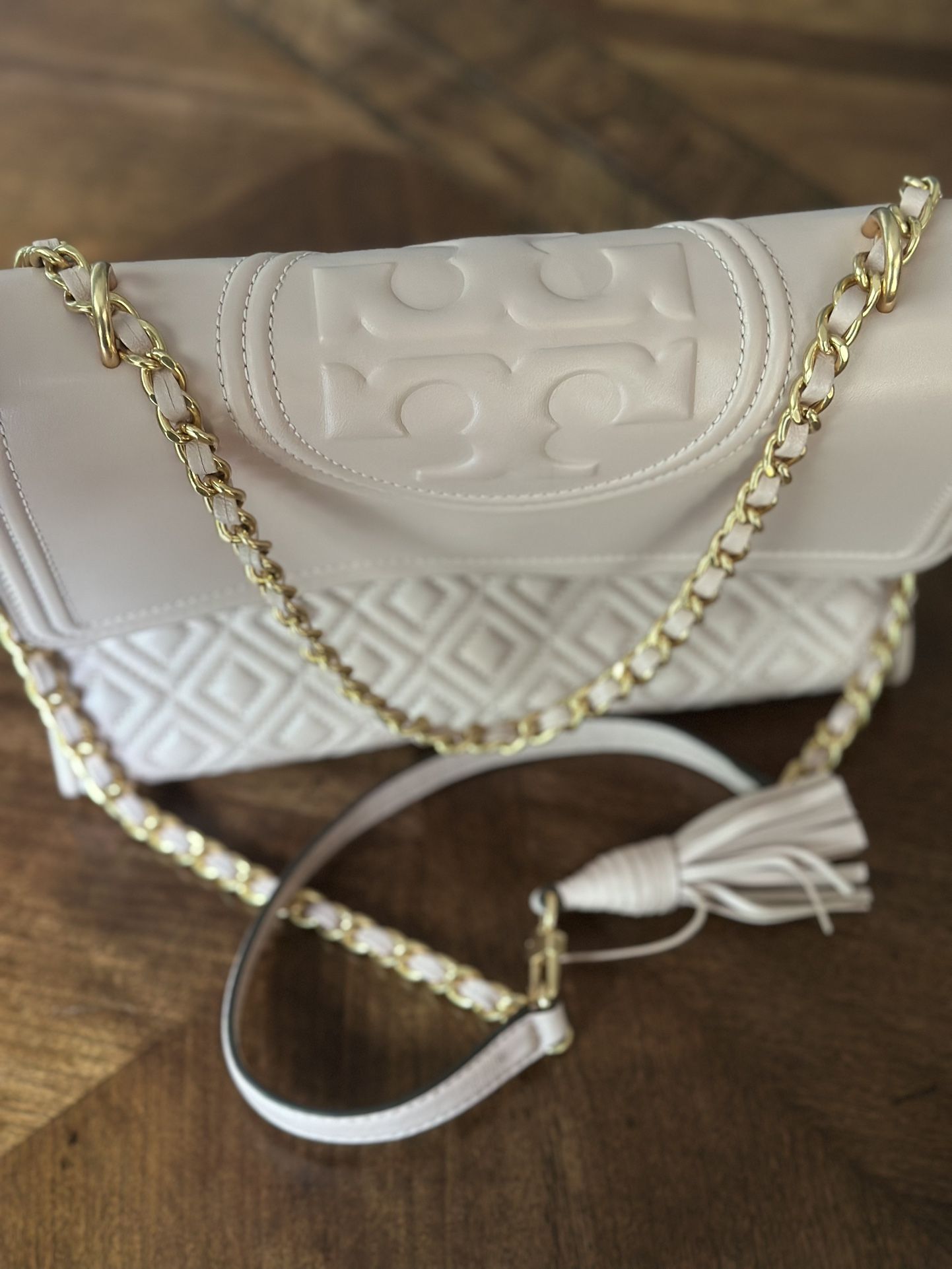Fleming Convertible Light pink Tory Burch Handbag