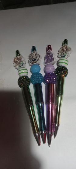 Beaded pens