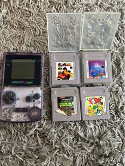 Game boy color and games