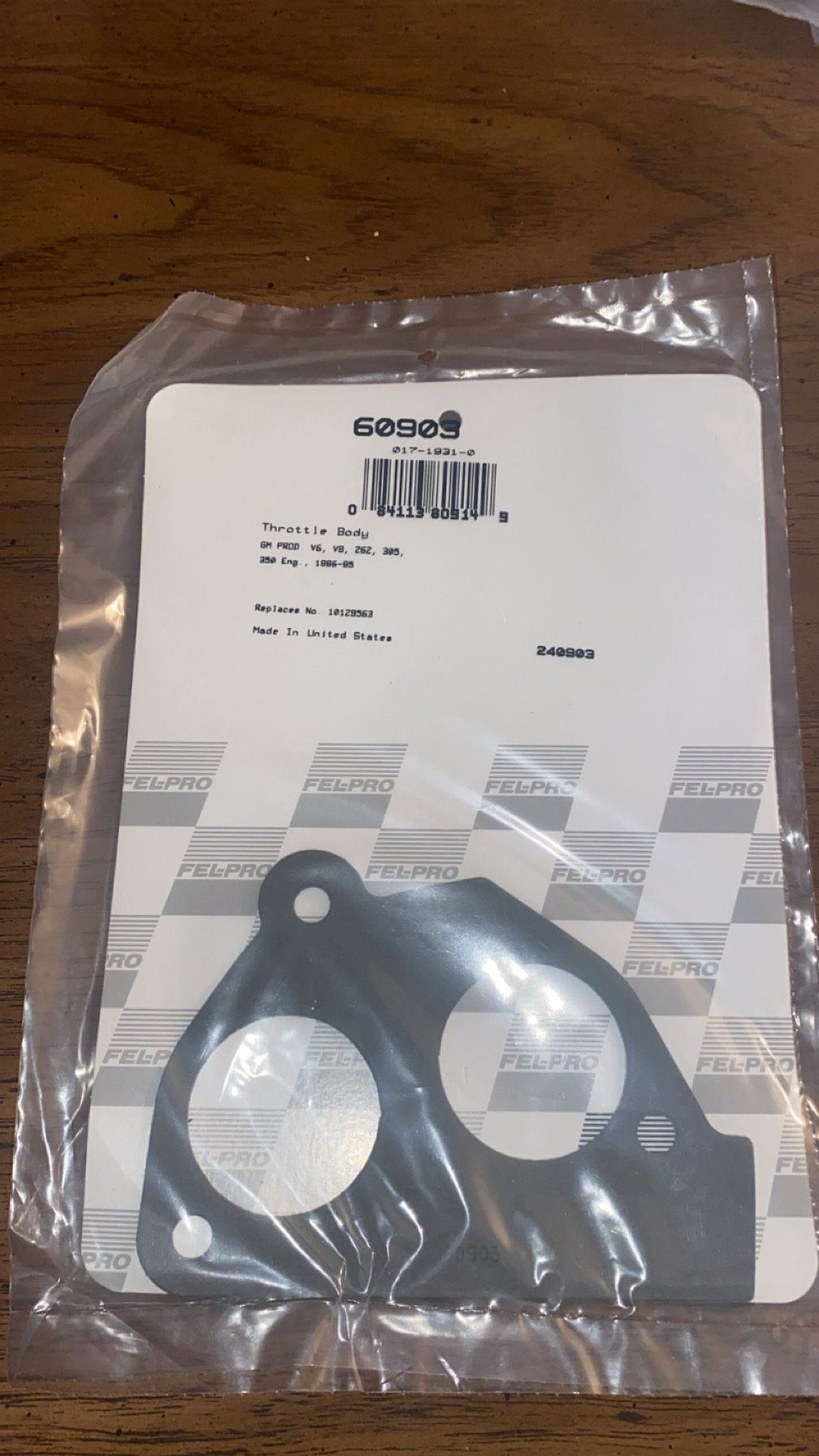 Fel-Pro Throttle Body