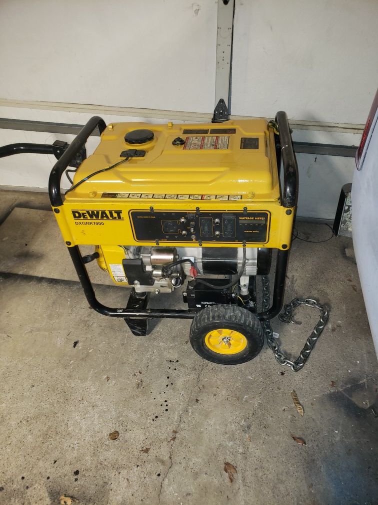 Dewalt DXGNR7000 Generator for Sale in Fort Worth, TX OfferUp