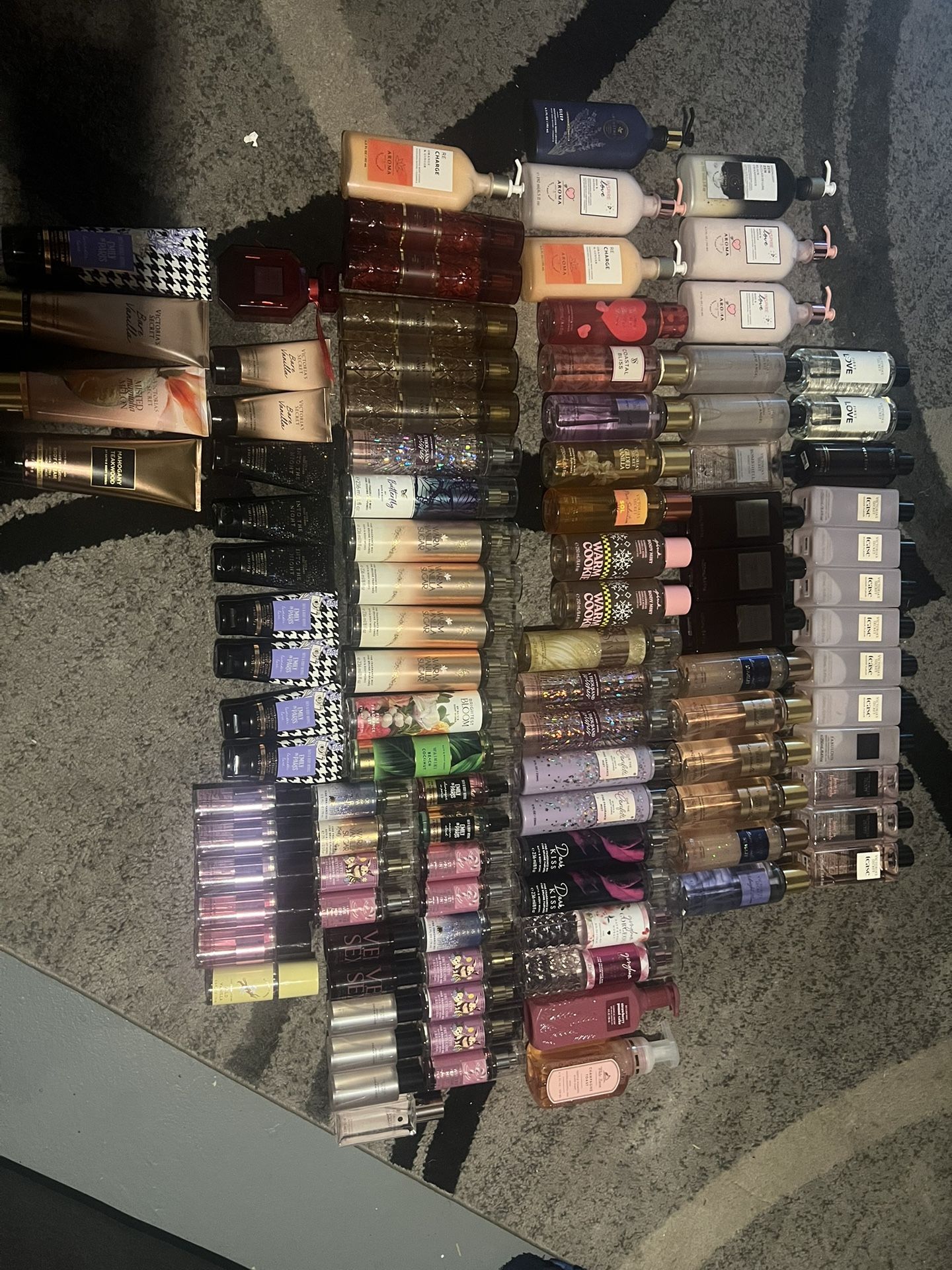 Variety Of Victoria Secret And Bath And Body Works Perfumes Lotions And Sprays