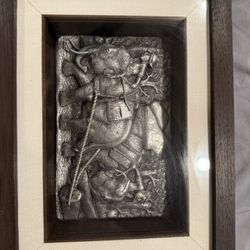 Antique 3D Photo Framed