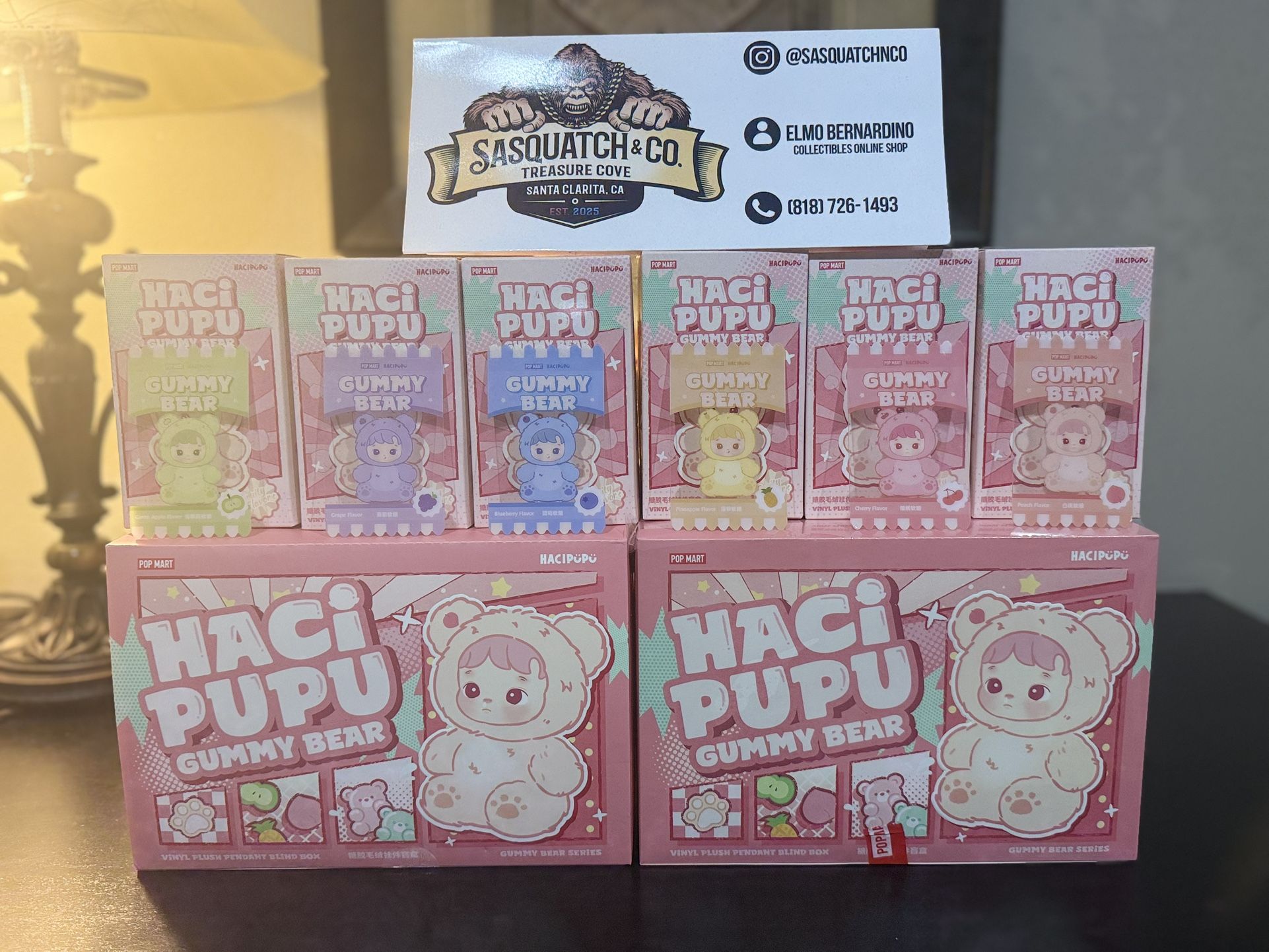Pop Mart Hacipupu Gummy Bear Scented Authentic Keychain