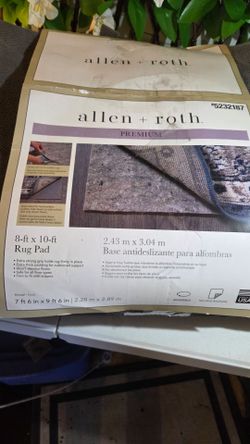 allen + roth Premium 8 x 10 (ft) 0.25-in Thick Rectangular Felt Non-Slip Rug Pad