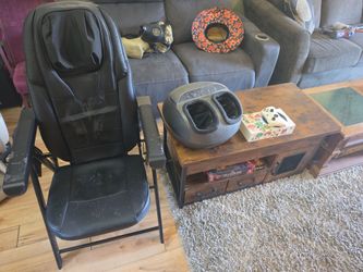 Xbox s with massage chair and foot massager