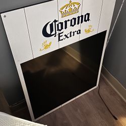 Led Corona Sign An Two Bar Tray Stainless Steel 