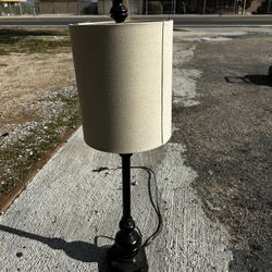 Tan Table Lamp 