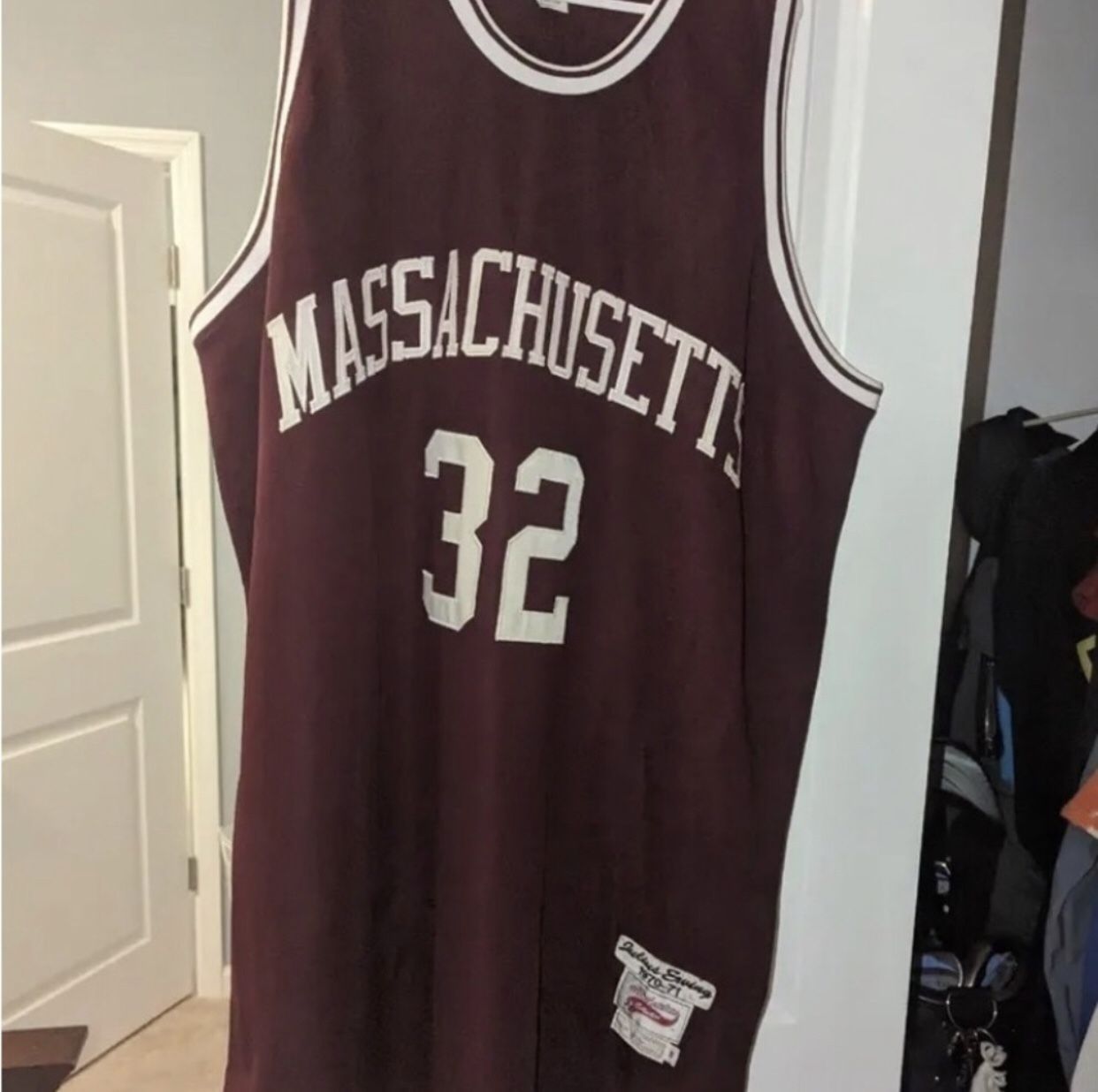 UMASS #32 All American Julius “Dr. Jay” Ervin Jersey By Vintage Sportswear XL