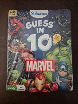 Skillmatics Guess in 10 Marvel Card Game. Factory Sealed.