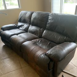 Free Leather Sofa A