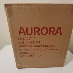 Aurora 8 Sheet Cross Cut Shredder
