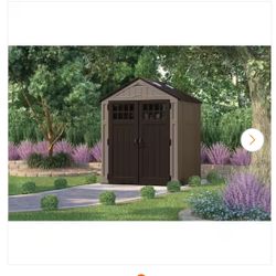 6 ft. W x 5 ft. D Plastic Shed (34 sq. ft.)