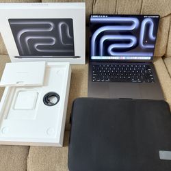 2023/2024 MacBook Pro 14” M3 Pro, 18gb Ram, 1TB, 12 CPU, 18GPU, Apple Care, 100% Battery Life