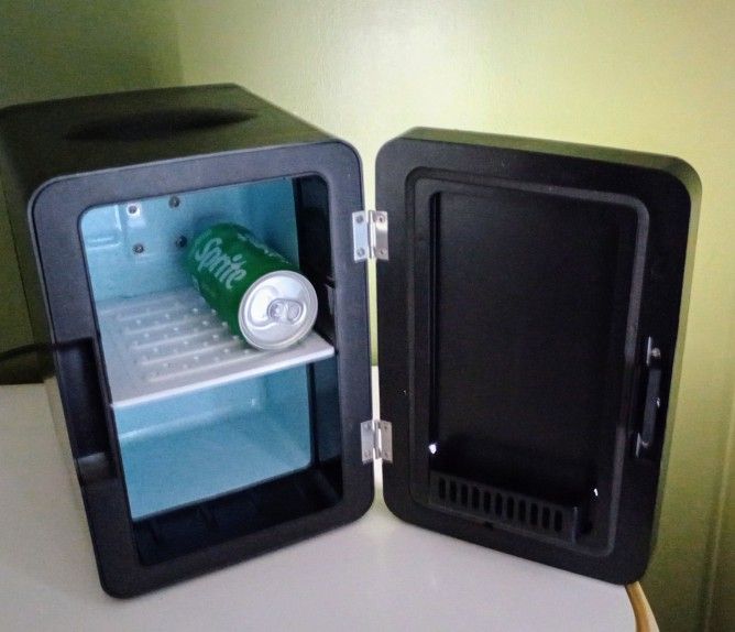 LED Lighted Mini Fridge