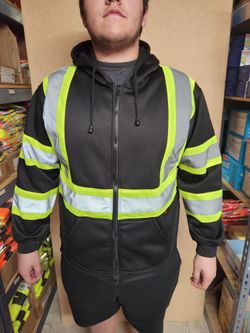 Black Safety Sweater Available In Small To 2XL