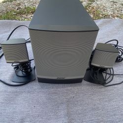 BOSE Companion 3 Series ll Multimedia Speaker System Set Deep Bass & Bose Sound