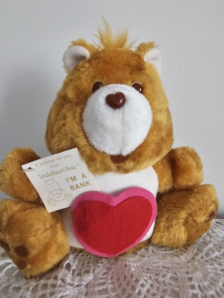 $15.00 - 1984 Care Bear Piggy Bank!  Rare Find/New!