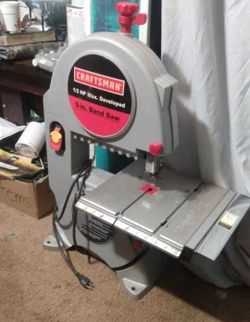Craftsman 1/2 hp max developed 9 inch bandsaw