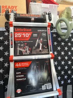 Little Giant self level 25ft ladder