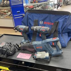 18 V 4 Piece Bosch Tool Set