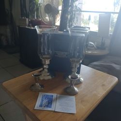 Pewter Candle Holder 