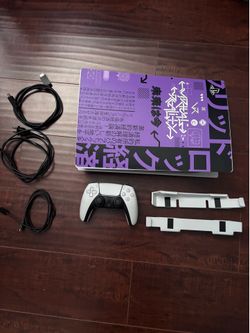 Ps5 with controller and cables