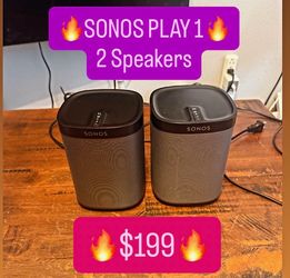 🔥 SONOS PLAY 1 (2 SPEAKERS ) 🔥 199 🔥