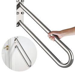 #141  20 inch Chrome U Shaped for 1-3 Steps Handrail for Entry Door