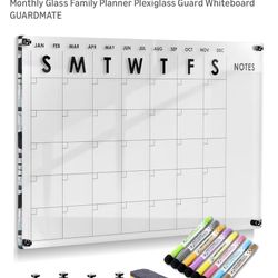 Dry erase calendar 