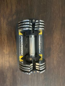 Adjustable dumbbell