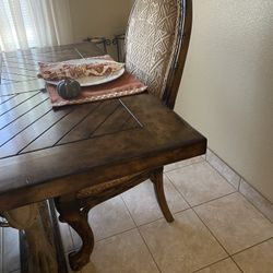 6 Sillas De Madera Bien Pesadas 