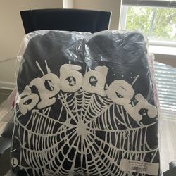 L- OG Web Black Spider Hoodie