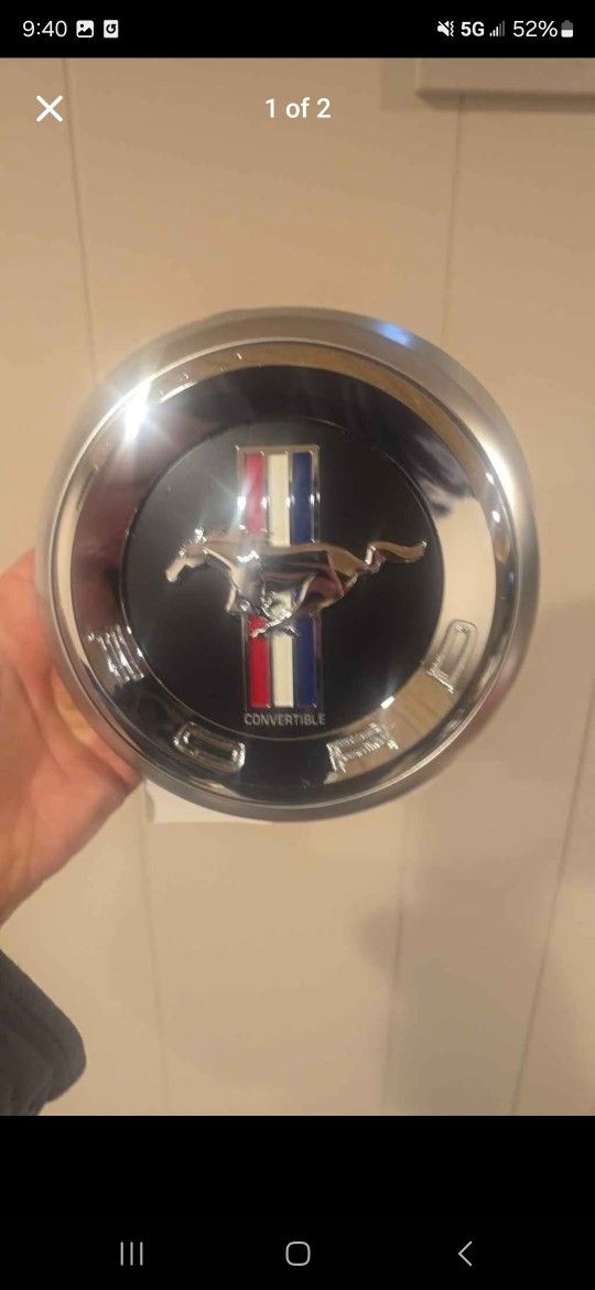 Mustang Gas Cap Emblem
