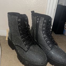 Rhinestone Boots 