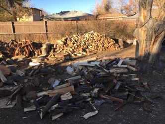 Firewood ready to go keep warm