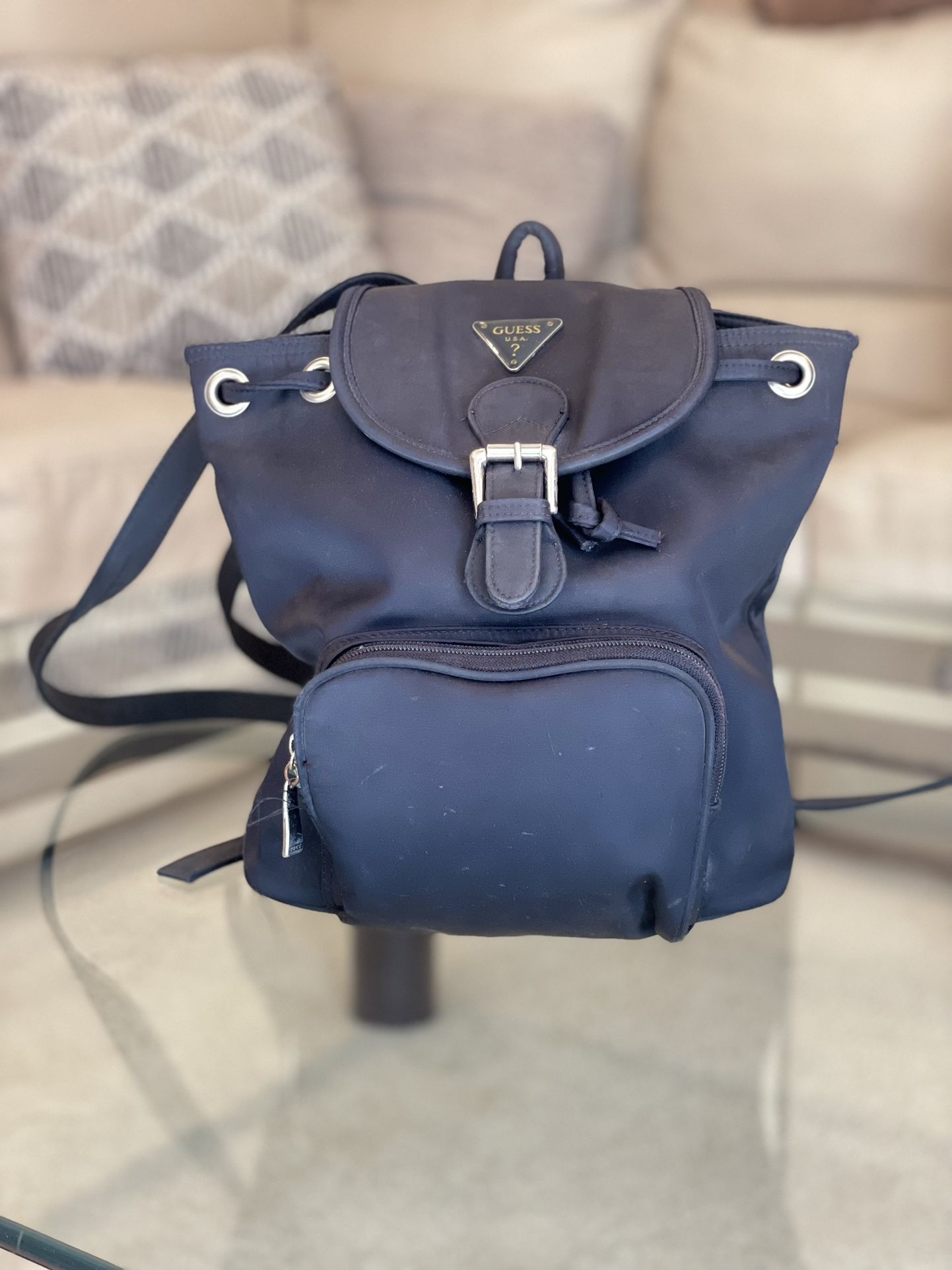 Guess vintage Backpack-Black
