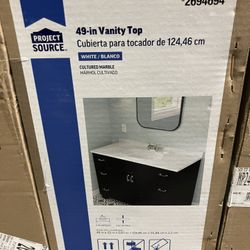 49” x 22” Kitchen Single Sink Vanity 