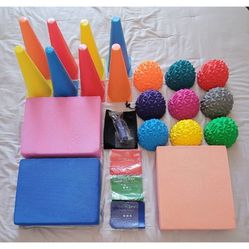 Kids Sports Obstacle Outdoor Activity Games 23pc Set