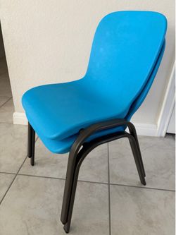 2 Lifetime Kids Stacking Chairs