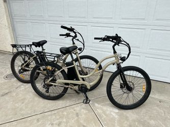 Murf electric bike beach cruiser - both