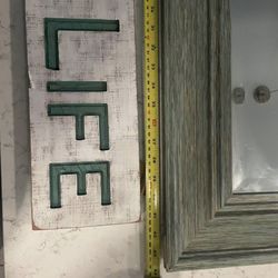 Beach Sign And mirrors 