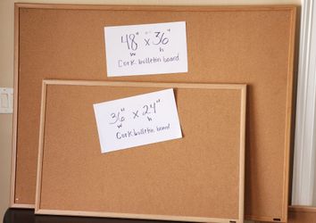 Teacher Supplies Cork Bulletin Boards $10-$20