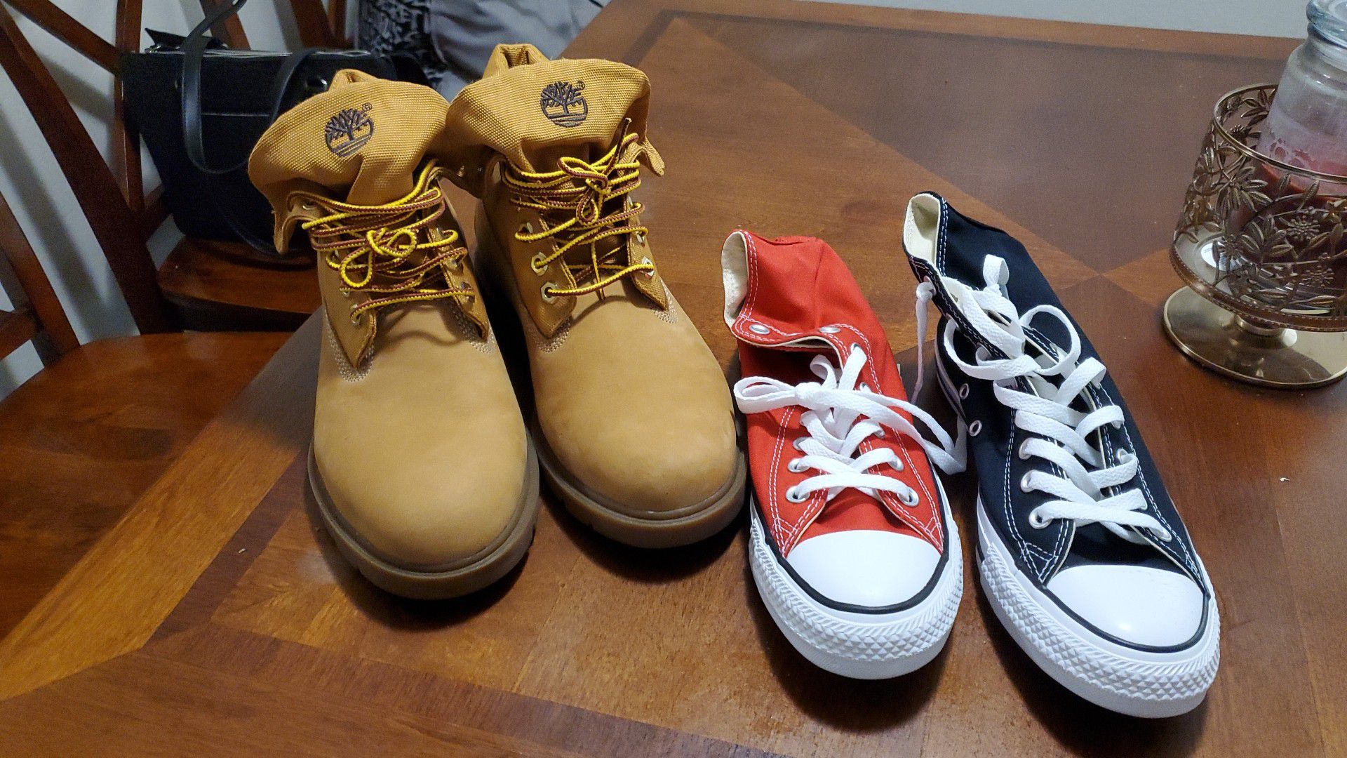 BRAND NEW TIMS AND CHUCKS
