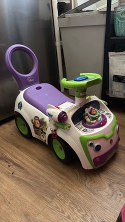 KIDDIE LAND DISNEY TOY STORY 4 BUZZ LIGHTYER KIDS RIDE ON AIREPLANE BATTERY TOY