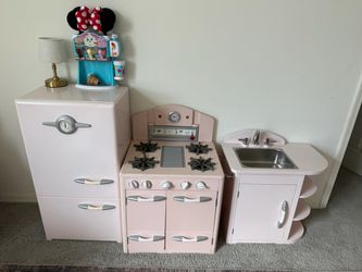 Pottery Barn Kids Pink Retro Kitchen
