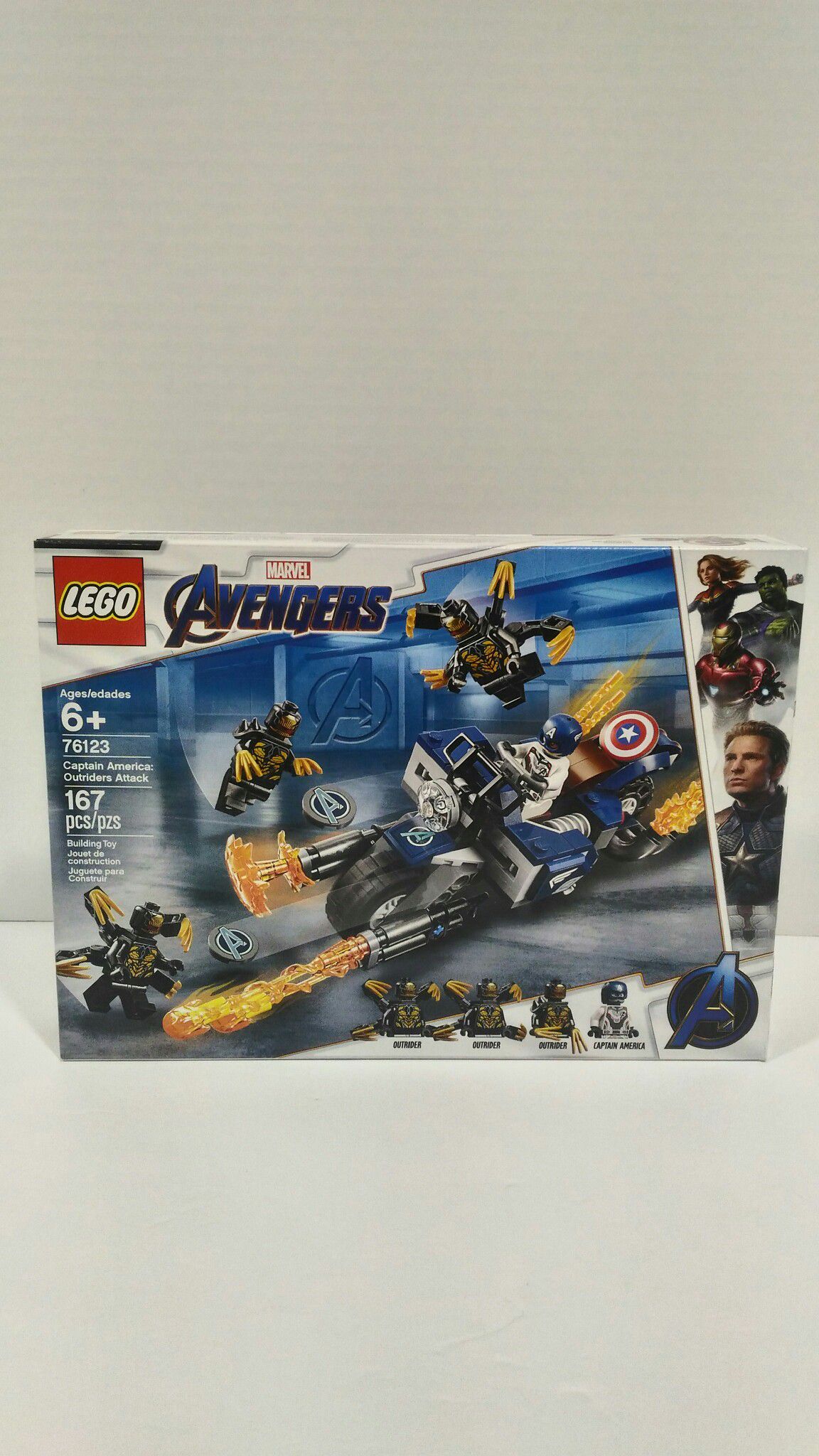 LEGO set 76123 "Captain America: outsiders Attack" brand new 20% off!!