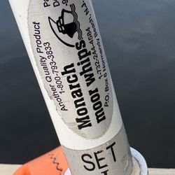 Boat Whips 18 Feet With Bases Like New 