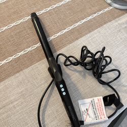 Long barrel bio ionic 1” curling iron