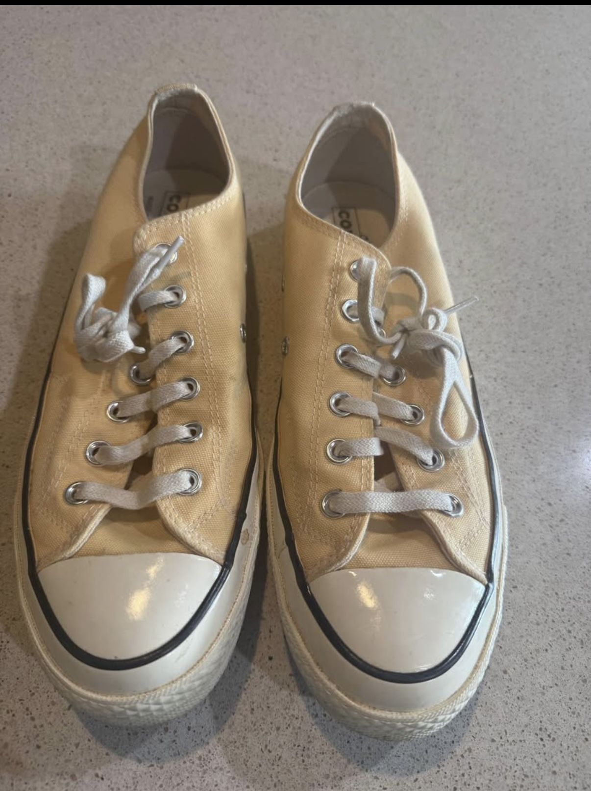 Yellow Converse Women’s Size 10 Men’s Size 8